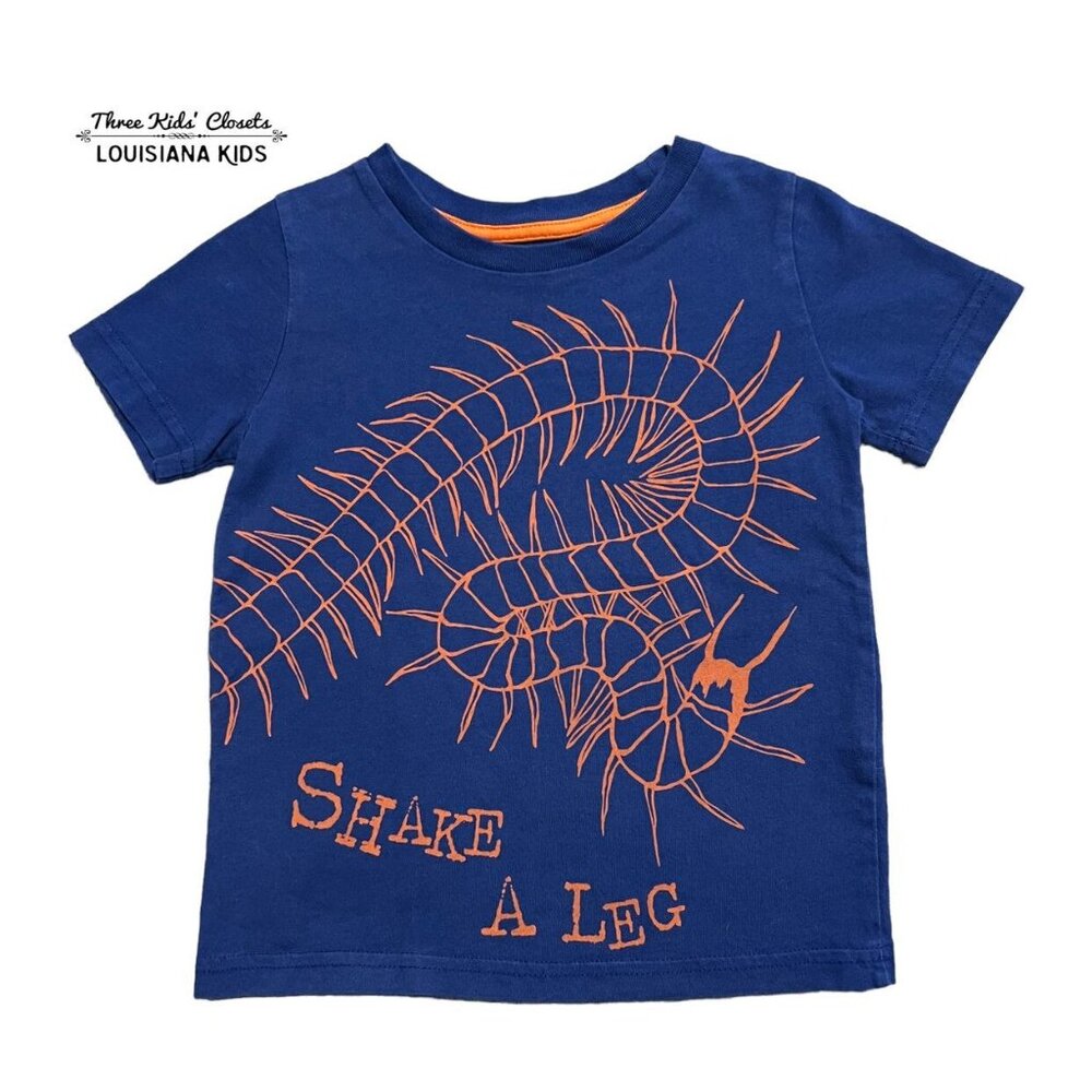 Mini Boden 2-3Y Shake A Leg Centipede Bug Shirt